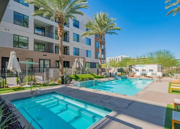 Spotless 1bd - Pool, Gym, Parking, W-d - Sleeps 4 Apartamento Tempe